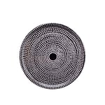 Marimekko - Fokus Tray 46 cm Black, White - Brickor och underlägg - Trä
