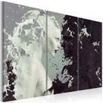 Billede - Black or white? - triptych - 60 x 40 cm - På italiensk lærred