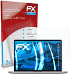atFoliX 2x Screen Protector for Apple MacBook Pro 2021 16 inch clear