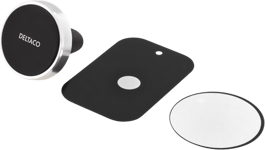 Smartphonehållare med magnet för ventilationsgaller - Svart / Silver
