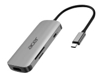 Acer 7-In-1 - Dockningsstation - USB-C - HDMI - för Chromebook 51X Extensa 15 Nitro 5 Predator Triton 300 TravelMate Spin B3
