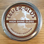 Leder Glos High Shine Gloss BROWN Large 80g Tin - Boot Treatment / Polish