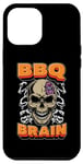 Coque pour iPhone 13 Pro Max Tete Morte Viande Bbq - Grill Grille Barbecue