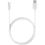 Cable USB-C pour Samsung A20E / A40 / A50 / A70 / A80 - Cable chargeur USB-C Blanc 1 Mètre Phonillico®