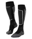 FALKE Men's SK2 Intermediate Cashmere M KH Breathable Warm Thick 1 Pair Skiing Socks, Black (Black-Mix 3010), 11-12.5