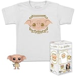 Funko Pocket Pop! & Tee: Harry Potter - Dobby - Extra - pour Les Enfants - Extra Large - (XL) - T-Shirt - Vêtements avec Mini-Figurine en Vinyle à Collectionner - Idée de Cadeau pour Les Adultes