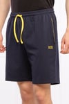 Hugo Boss Bodywear Dark Blue Cotton Loungewear Leg Logo Shorts Size M BNWT 