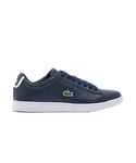 Lacoste Carnaby Evo BL 1 SPW Womens Navy Blue Trainers Leather (archived) - Size UK 7