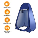 Portable Camping Toilet Tent, Instant Pop Up Shower Privacy Tent, for Outdoor Fishing Beach Bathing Changing Dressing Room Shelter 2 person/Blue