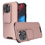 Shockproof Skal med Kameraskydd för iPhone 13 Pro - Rosa
