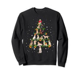 Labrador retriever Christmas Tree Santa Funny Dog Lover Sweatshirt