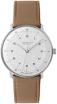 Junghans 27/3502.02 Max Bill Hvid/Læder Ø38 mm