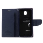 MERCURY Samsung Galaxy J5 (2017) Plånboks fodral - Röd svart