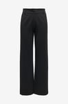 Only - Byxa onlPoptrash Life MW Straight Pant P - Svart