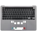 A2338 Topcase Keyboard With Backlit Touchbar Apple Macbook pro Retina 13 " 2020