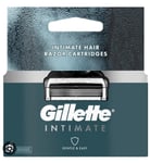 Gillette Intimate Hair Razor Cartridges 4 Refill Blade Brand New Genuine