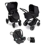 ABC DESIGN Salsa 5 Air kolvagn inkl. adapter och bilbarnstol Tulip black 2025