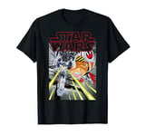 Star Wars Death Star Battle Scene Anime Style Logo T-Shirt