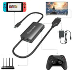 Nintendo Switch Dock Small Portable TV Connect Ethernet Port Charging Station