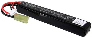 Kompatibelt med Airsoft Guns CS-LP110C18MT, 11,1V, 1100mAh