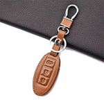 XQRYUB Car Key Case Remote Keychain Protect Bag,Fit For Nissan Pathfinder Versa Qashqai Tidda Murano Rogue X-Trail 3 Buttons
