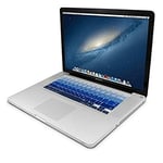 MarBlue - Protecteur en silicone pour clavier - accessoire pour clavier italien - accessoire Apple MacBook Air/Pro/ Retina 13''/ 15'' – Bleu