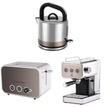 Russell Hobbs Distinctions Kettle, Toaster & Coffee Maker Titanium