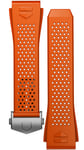 TAG Heuer Strap Connected 45 Rubber Orange No Buckle BT6231