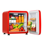 42L Counter Top Mini Fridge Home Drinks & Wine Compact Refrigerator w/ LED Light