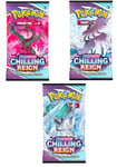 3st Pokemon Chilling Reign Boosters