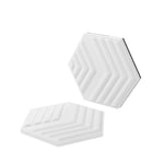 Elgato Wave Panels Starter Set (White)- 6 acoustic treatment panels, dual density foam, proprietary EasyClick frames, modular design, easy setup and removal