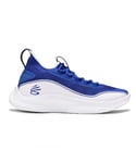 Under Armour Curry Flow 8 Mens Blue Trainers - Size UK 13