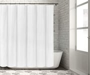Home Maison Shower Curtain, White, 70x70