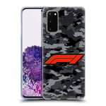 Head Case Designs Officially Licensed Formula 1 F1 Camouflage Logo Soft Gel Case Compatible With Samsung Galaxy S20 / S20 5G