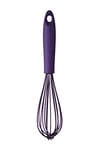 Premier Housewares 804900 Hand Whisk Wisk For Mixing Purple Whisk For Baking Silicone Whisk Hand Whisker Hand Whisk Manual Plastic Whisk 31x6x6