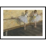 Gallerix Poster Dancers Practicing at the Barre By Edgar Degas 50x70 4743-50x70