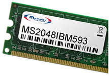 Memory Solution ms2048ibm593 2 GB Module de clé (2 Go, pC/Serveur, IBM Lenovo ThinkServer TS100, RS110)