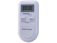 Technoline Timer Kt100, Weiss, Vit, Digital, Lcd, Knappar, 1 Kanaler, Ce