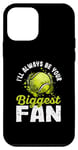 Coque pour iPhone 12 mini Je serai toujours ton plus grand fan : joueur de tennis, entraîneur, papa, maman