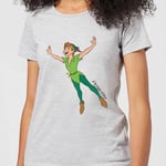 Disney Peter Pan Flying Women's T-Shirt - Grey - M