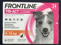 anti puces tiques FRONTLINE TRI-ACT chien 5 - 10 KG