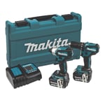 MAKITA DLX2221ST 18V Brushless Cordless Twin Pack DHP483Z Drill & DTD155Z Driver