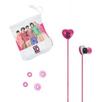 One Direction 1D Pink Earbuds For Universal Smartphone, MP3, Tablet, Laptop Gift