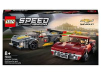 LEGO SPEED CHAMPIONS LEGO® Speed Champions 76903 Chevrolet Corvette C8.R Race Car et 1968