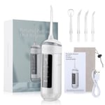 AIHONTAI - Portable Oral Irrigator Water Flosser - 6 modes - USB Rechargeable - IPX7 Étanche - Dents Cleaner Set