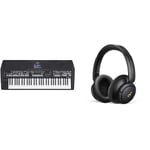 Yamaha PSR-SX600 Digital Keyboard - a Powerful Digital Workstation Keyboard & soundcore by Anker Q30 Hybrid Active Noise Cancelling Headphones with Multiple Modes