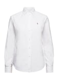 Classic Fit Oxford Shirt Tops Shirts Long-sleeved White Polo Ralph Lauren