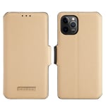 Muxma Saffiano Plånboksfodral till Apple iPhone 12 Pro Max - Beige