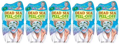 5x 7TH HEAVEN Dead Sea Cleansing & Detoxifying Skin Peel-Off Face Mask 10ml