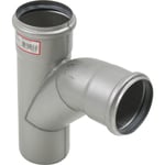 EuroPipe 75 x 75 x 87,5° gren böjt rostfritt stål AISI 304 EN1.4301